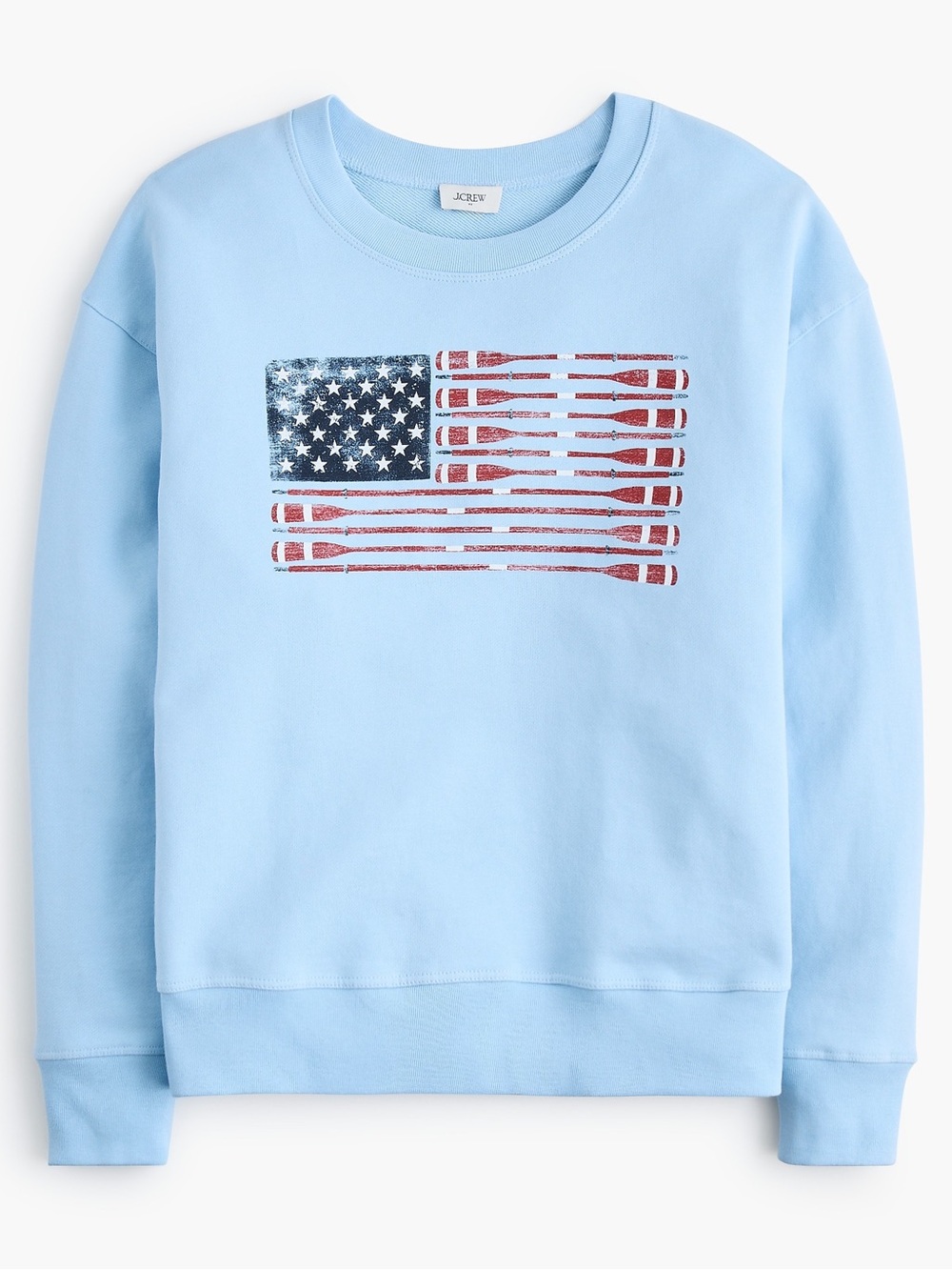 J. Crew Factory Graphic Oar Flag Sweatshirt